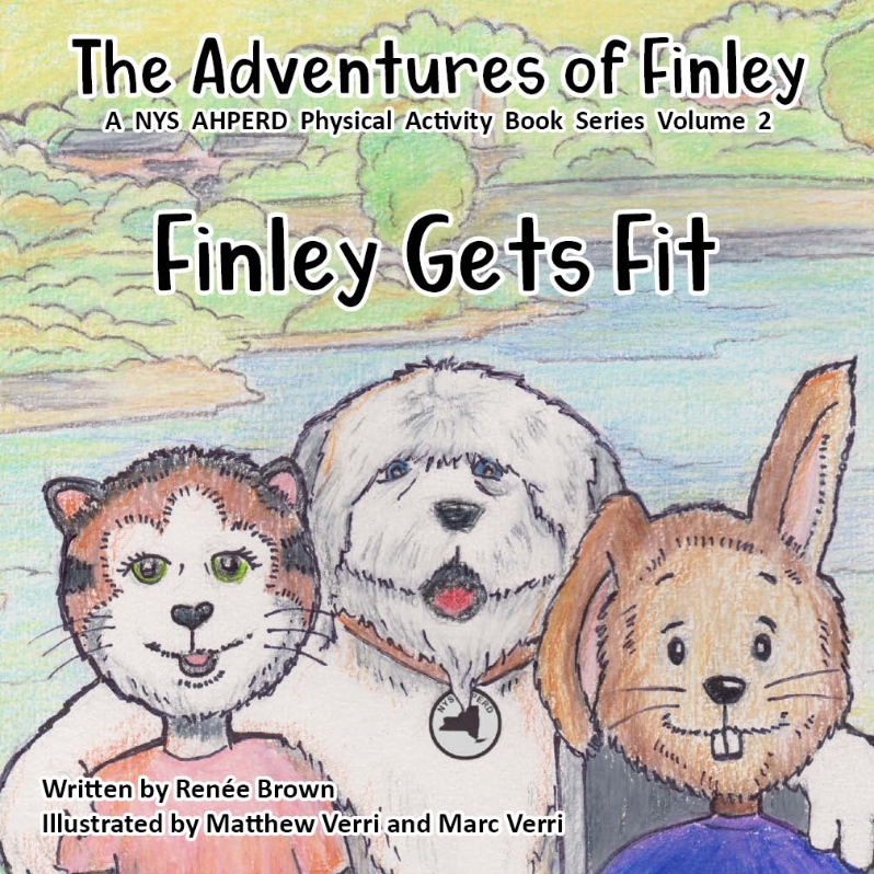 Product Description: Meet Finley, NYS AHPERD's Mascot!</br> Finley Gets Fit- Book 2